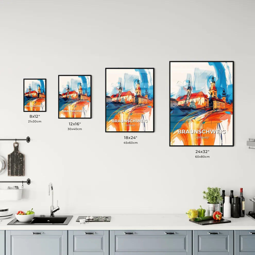 Vibrant Braunschweig, Germany Kitchen Art