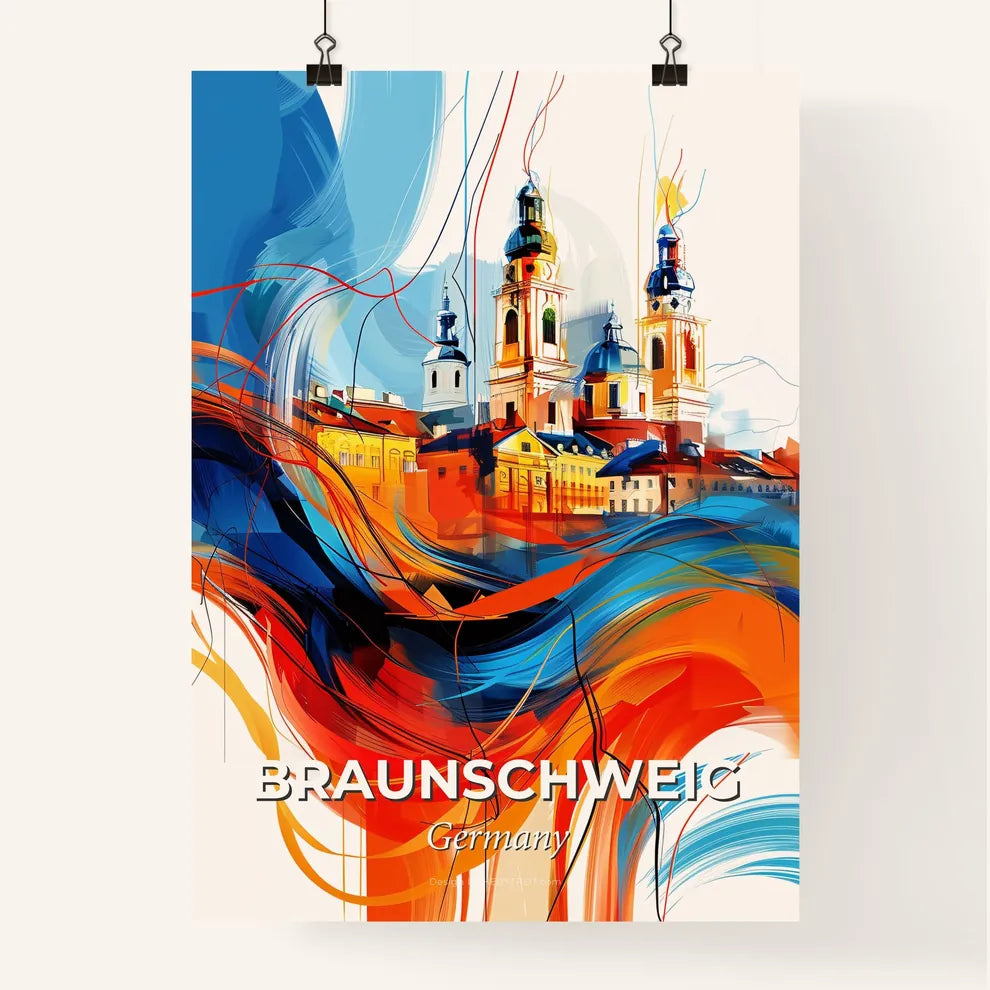 Vibrant Braunschweig, Germany Poster