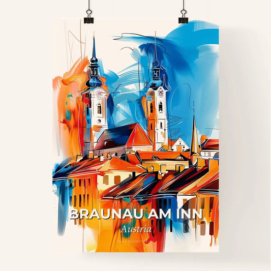 Vibrant Braunau Am Inn, Austria Poster