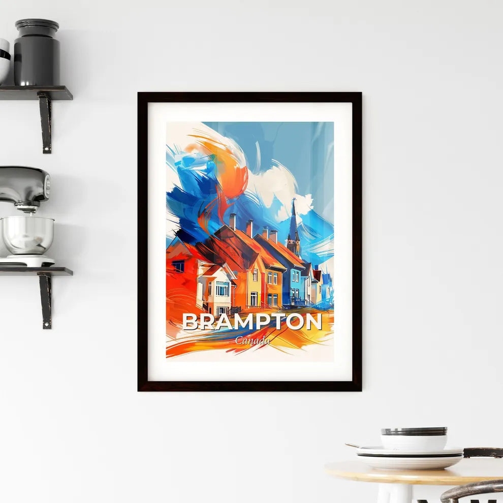 Vibrant Brampton, Canada Framed Print