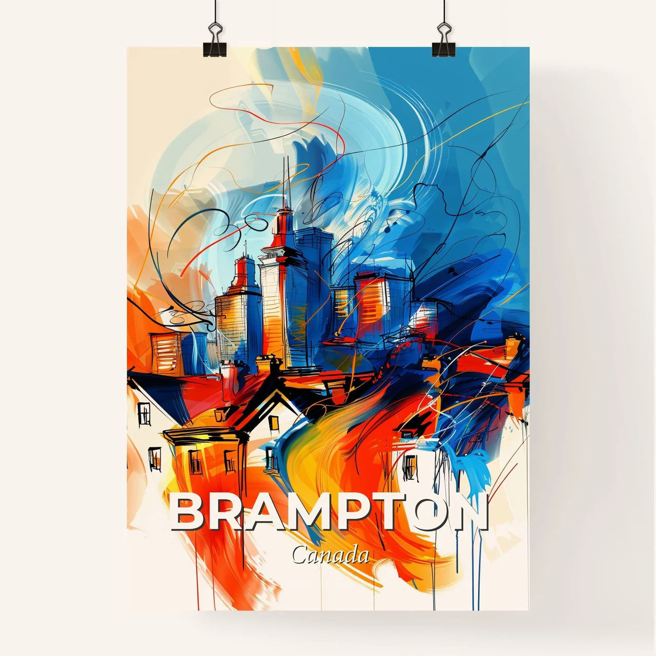 Vibrant Brampton, Canada Poster