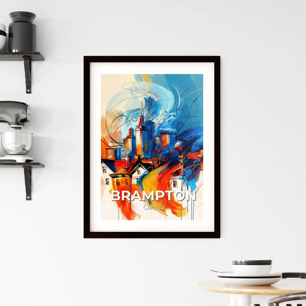 Vibrant Brampton, Canada Framed Print