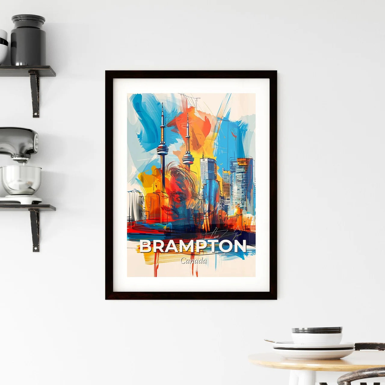Vibrant Brampton, Canada Framed Print