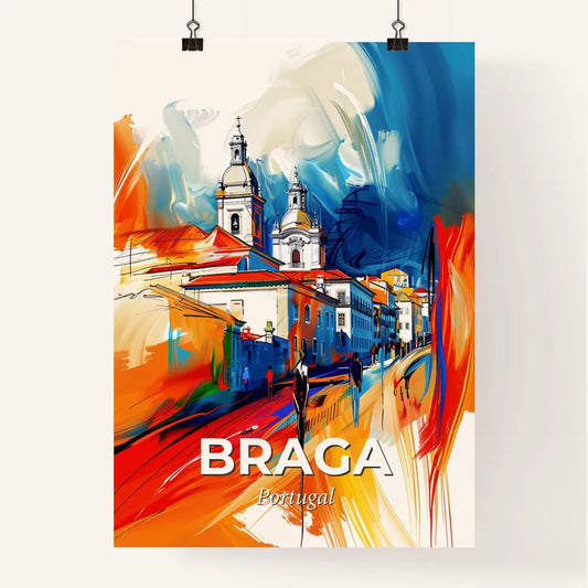 Vibrant Braga, Portugal Poster