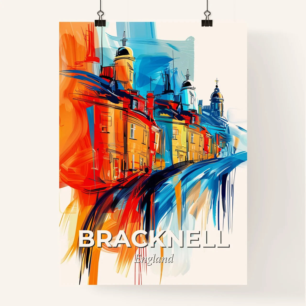 Vibrant Bracknell, England Poster