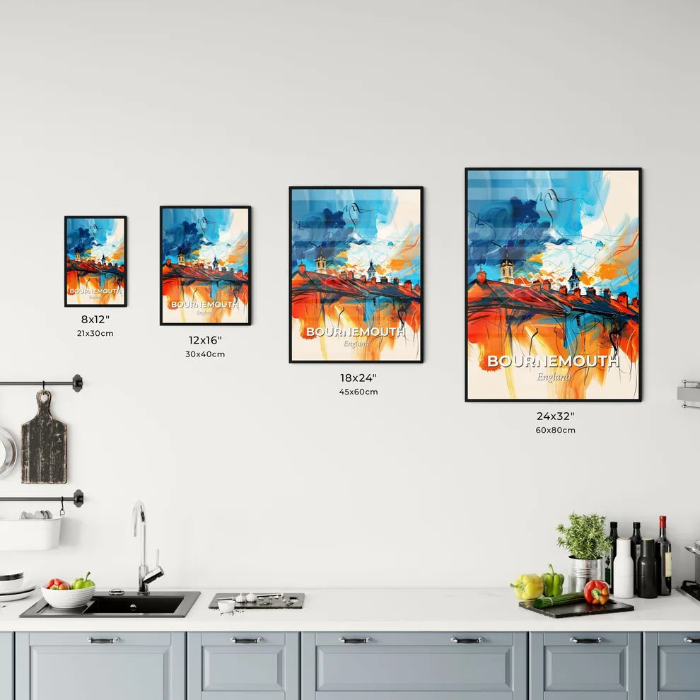 Vibrant Bournemouth, England Kitchen Art