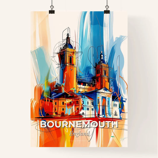 Vibrant Bournemouth, England Poster