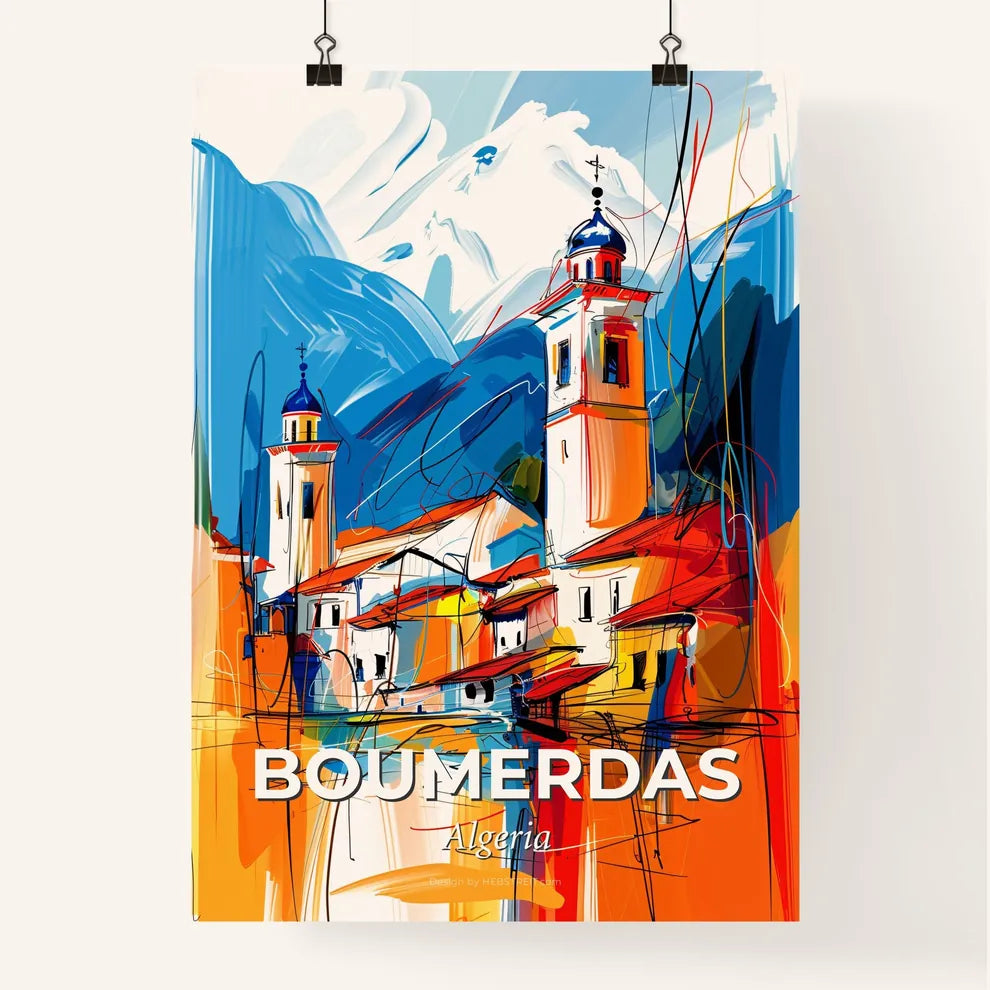 Vibrant Boumerdas, Algeria Poster