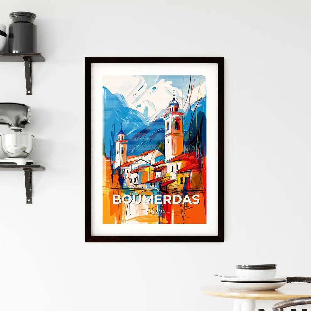 Vibrant Boumerdas, Algeria Framed Print