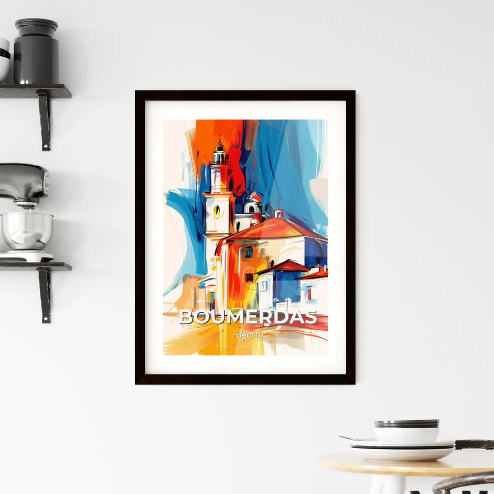 Vibrant Boumerdas, Algeria Framed Print