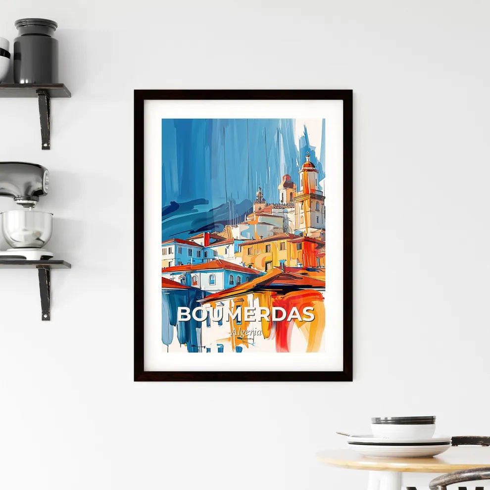 Vibrant Boumerdas, Algeria Framed Print