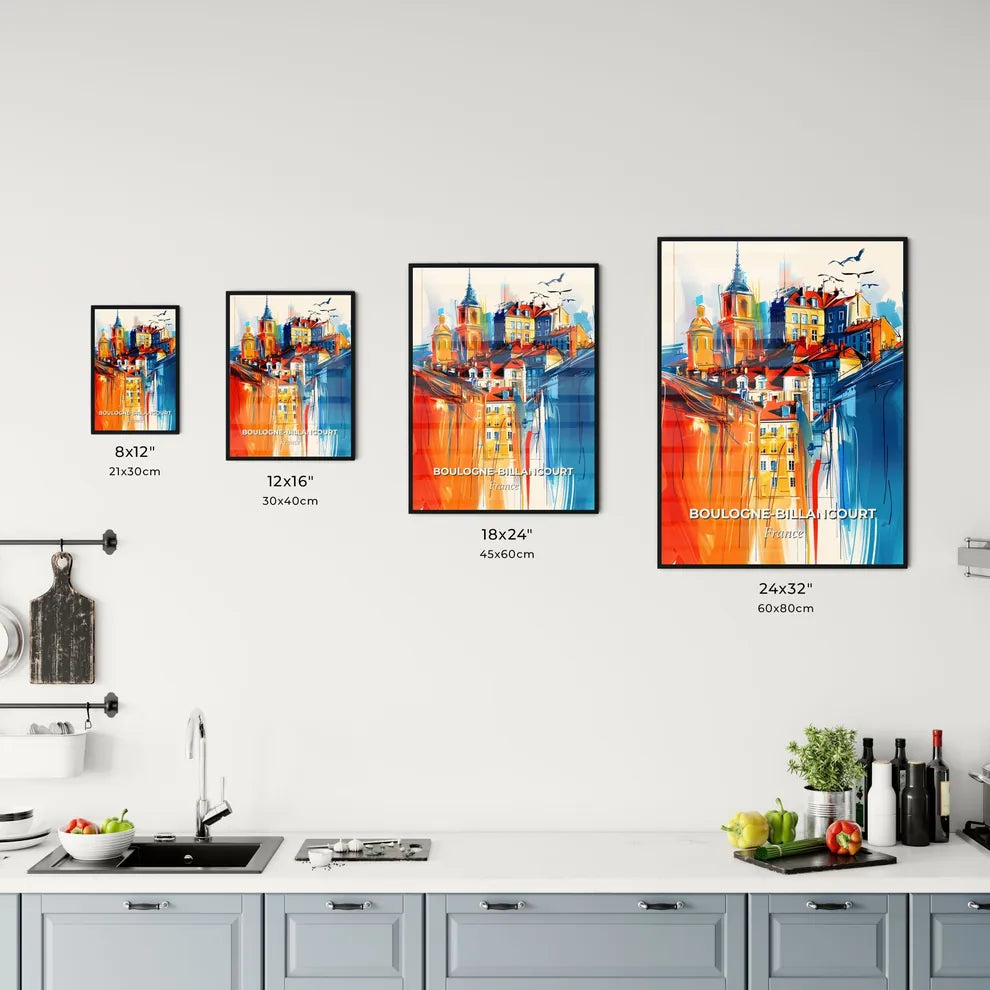 Vibrant Boulogn Kitchen Art