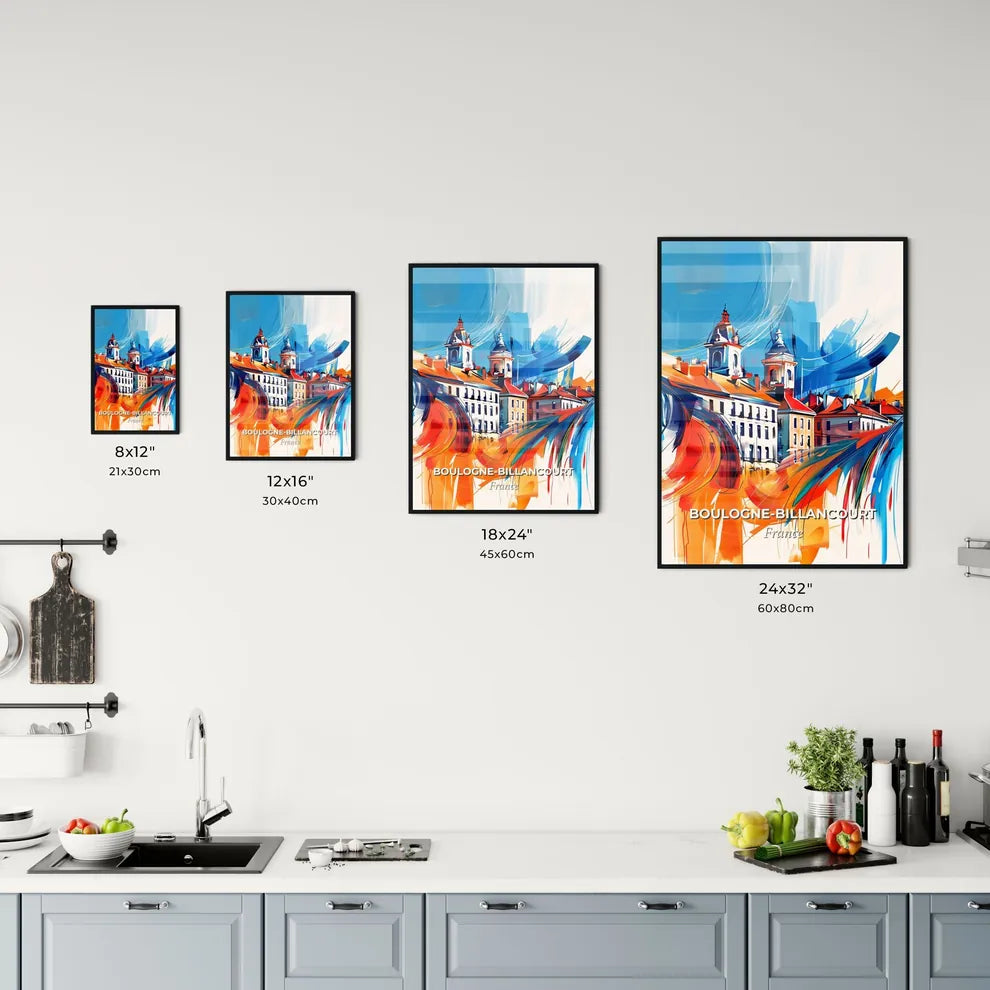 Vibrant Boulogn Kitchen Art