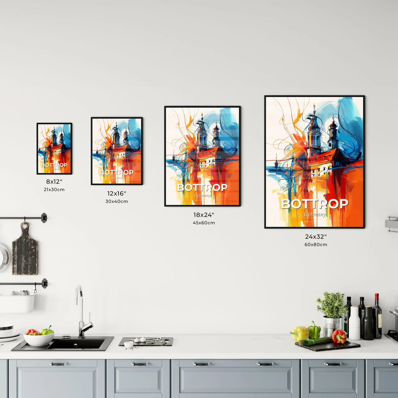 Vibrant Bottrop, Germany Kitchen Art