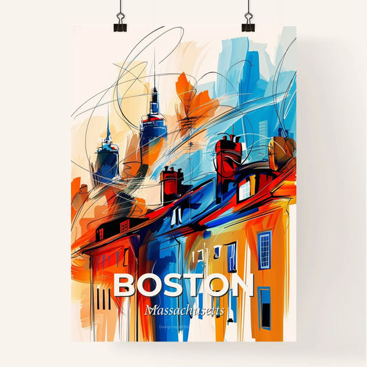 Vibrant Boston, Massachusetts Poster