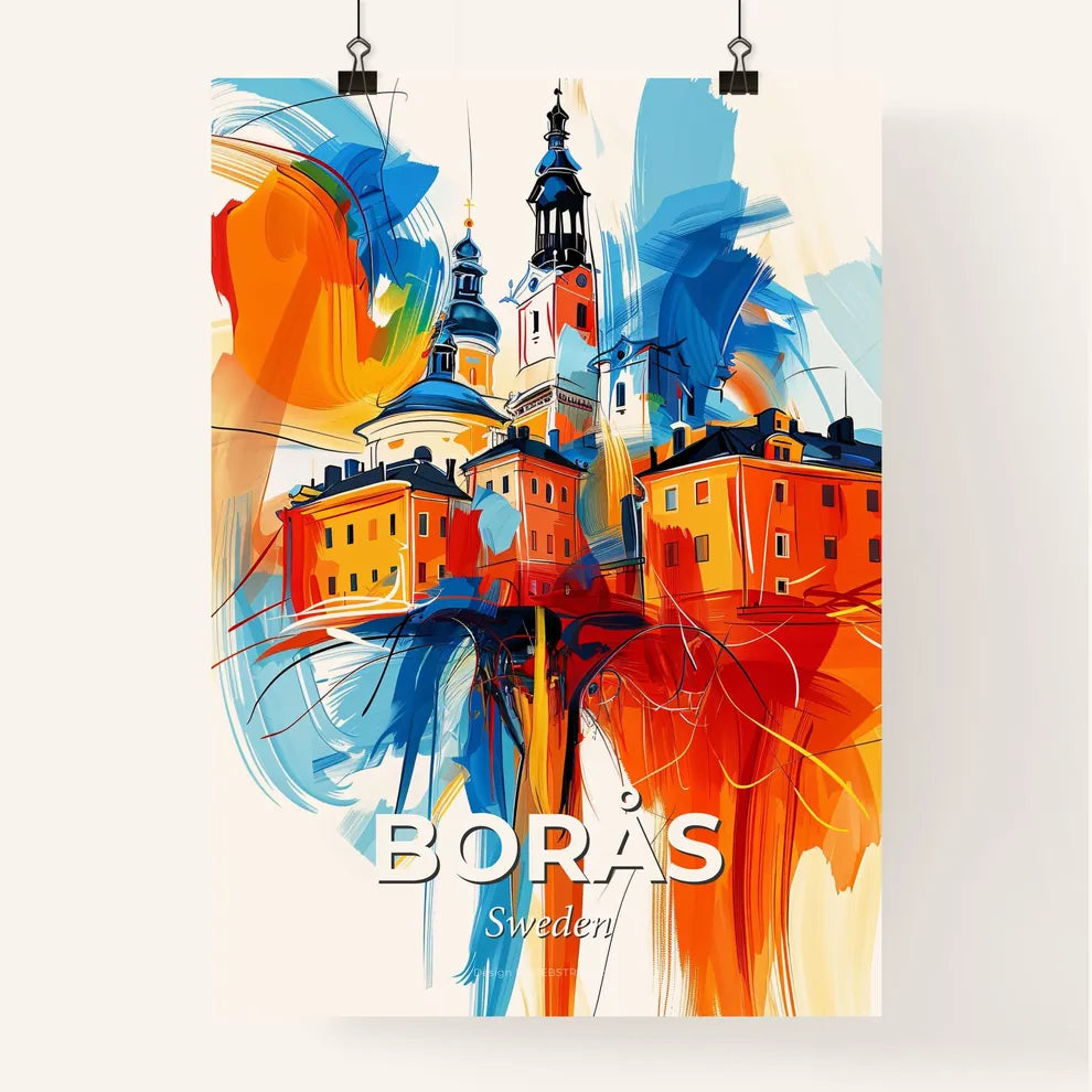 Vibrant Borås, Sweden Poster