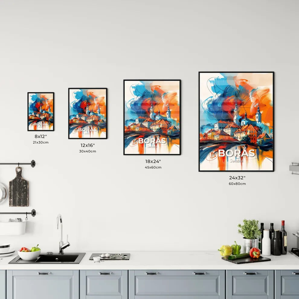 Vibrant Borås, Sweden Kitchen Art