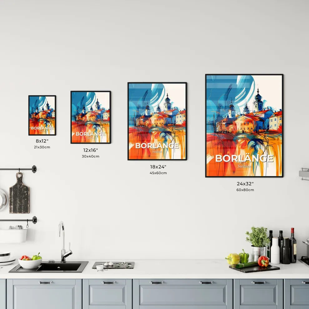 Vibrant Borlänge, Sweden Kitchen Art