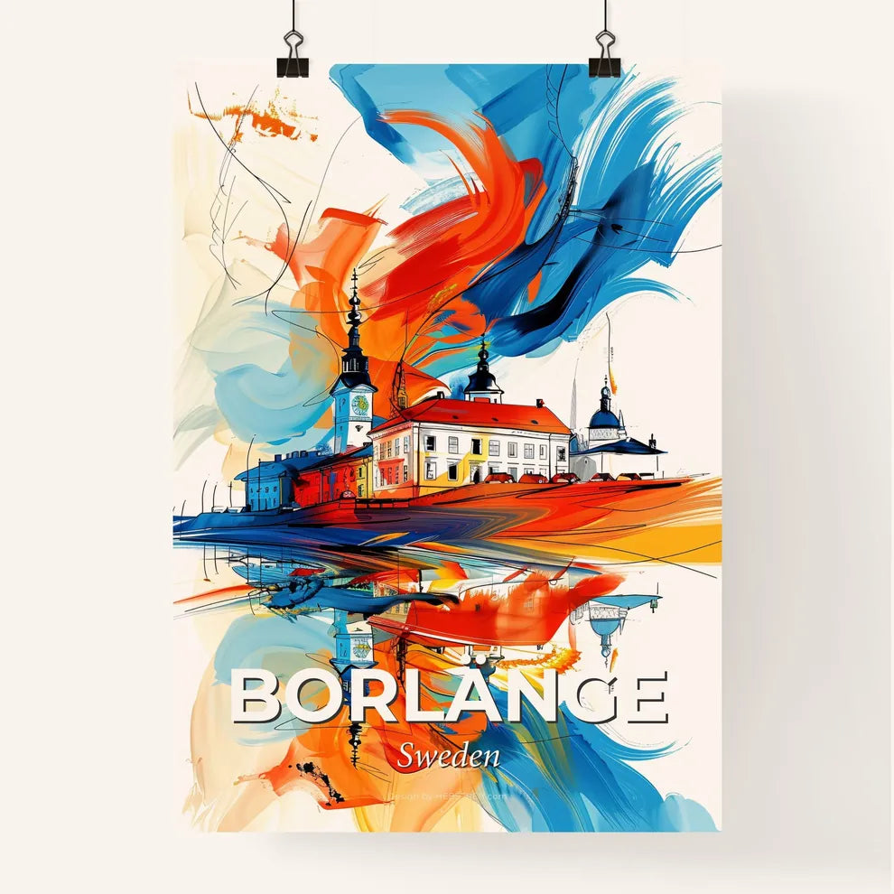 Vibrant Borlänge, Sweden Poster
