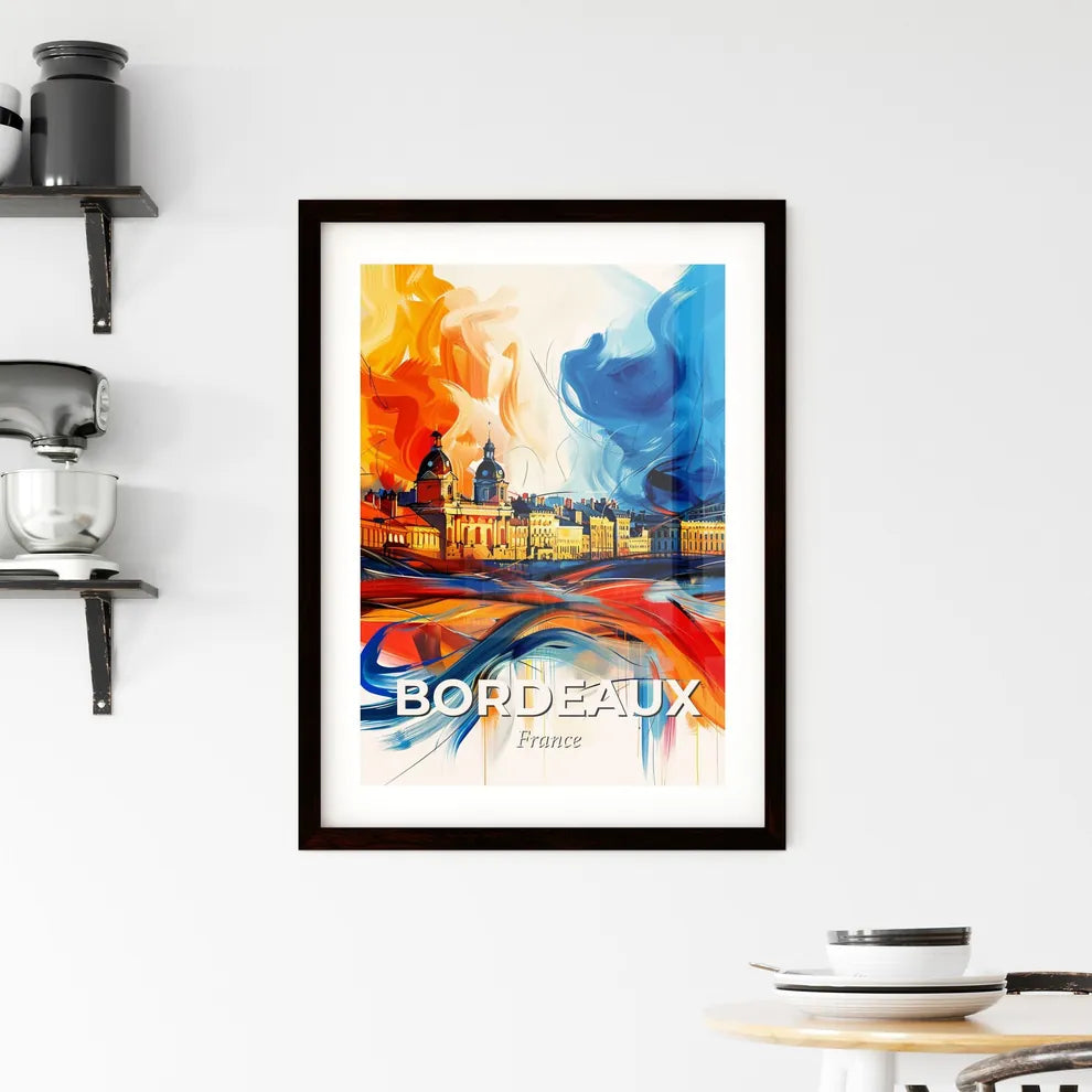 Vibrant Bordeaux, France Framed Print
