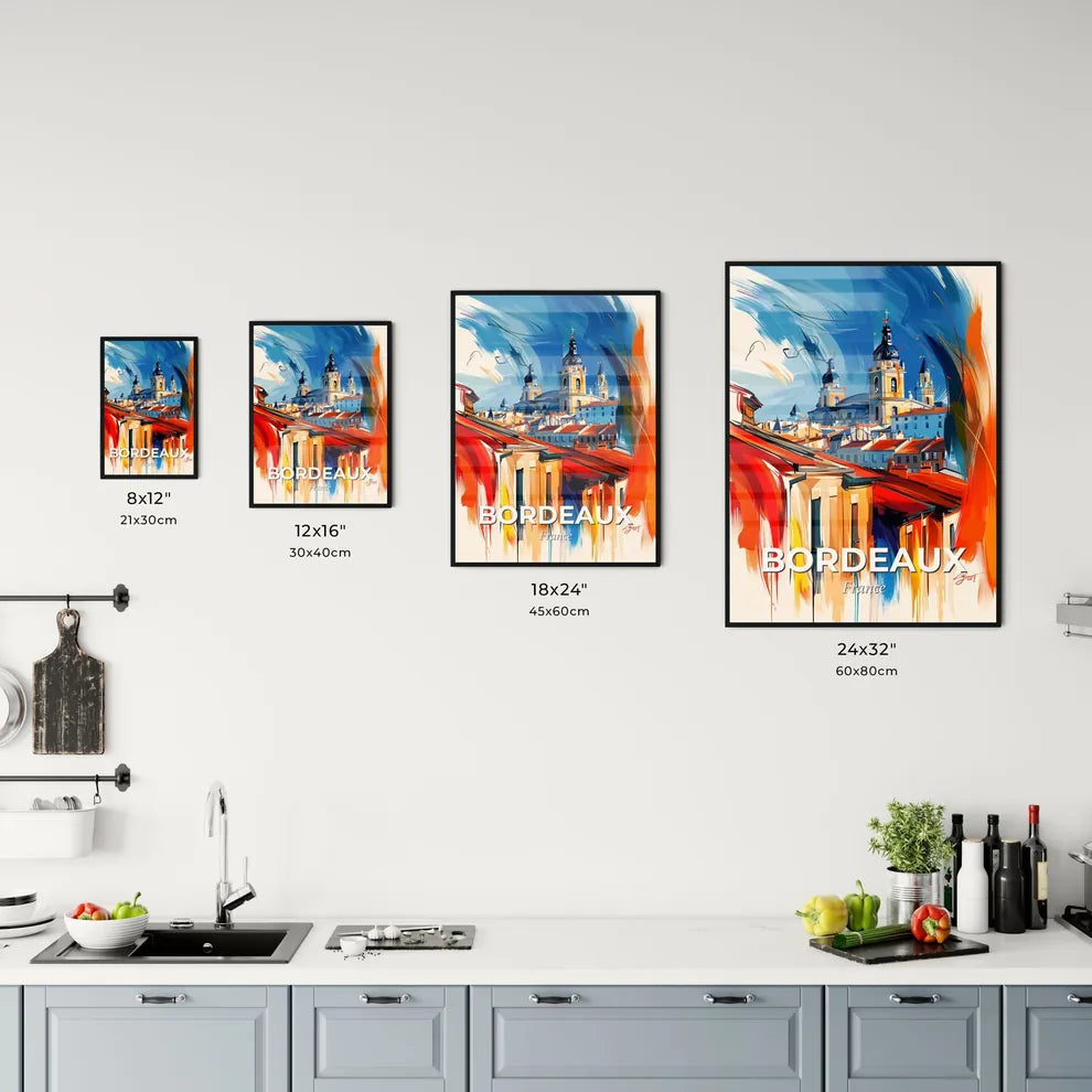 Vibrant Bordeaux, France Kitchen Art