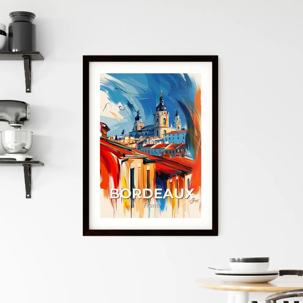 Vibrant Bordeaux, France Framed Print