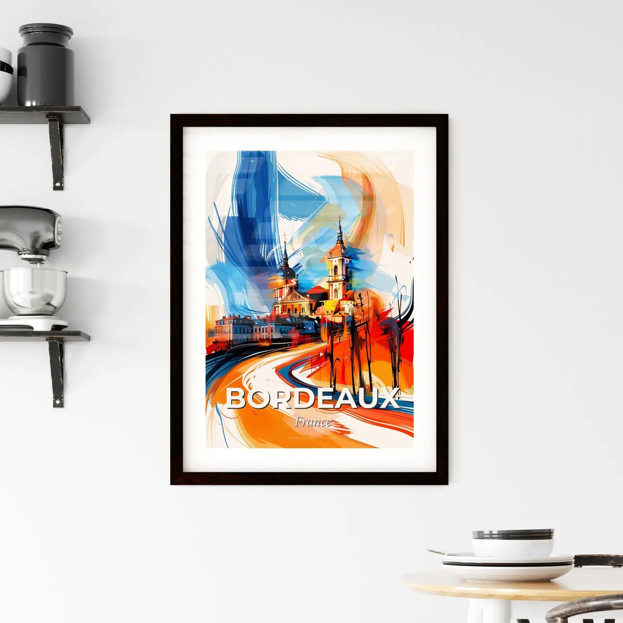Vibrant Bordeaux, France Framed Print