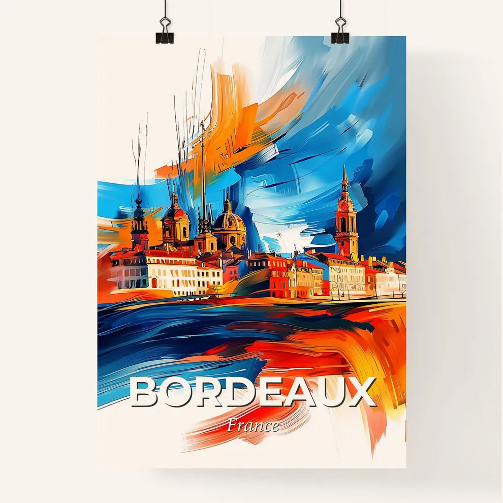 Vibrant Bordeaux, France Poster