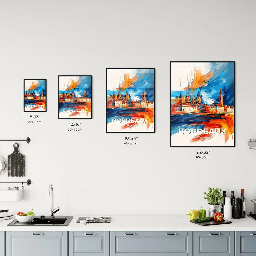 Vibrant Bordeaux, France Kitchen Art
