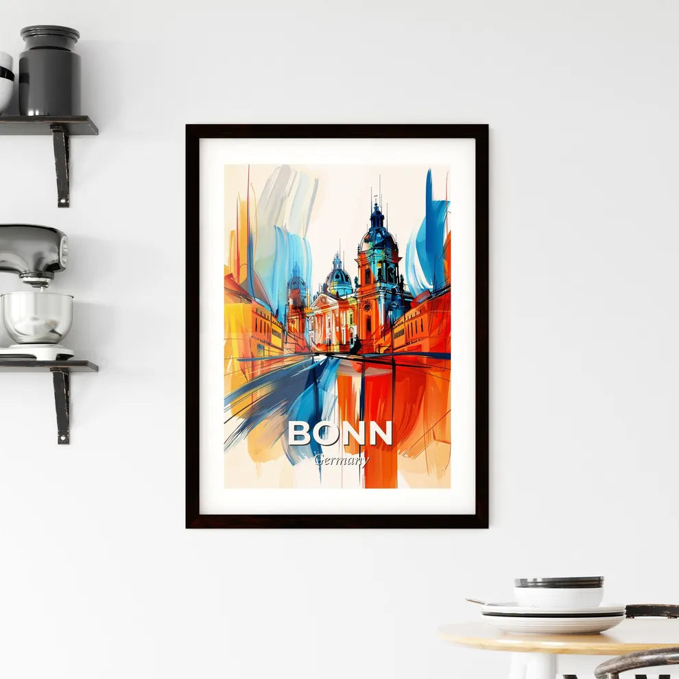 Vibrant Bonn, Germany Framed Print
