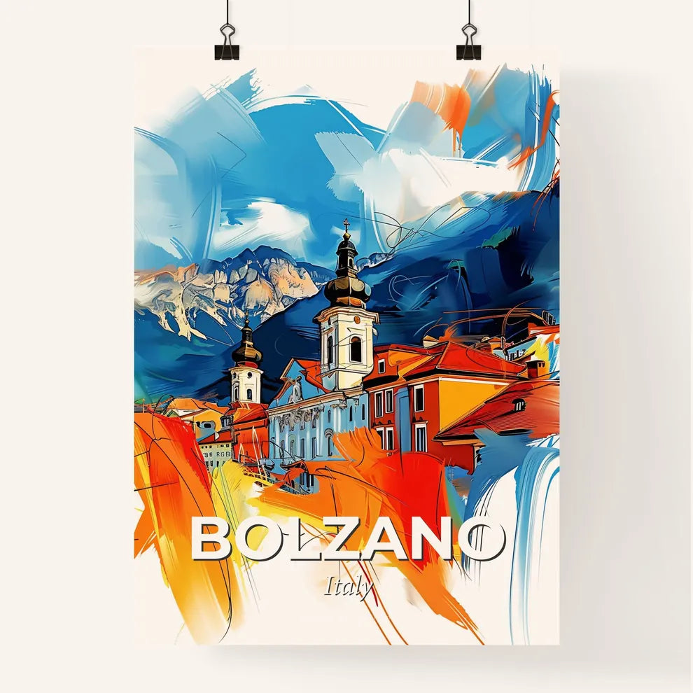 Vibrant Bolzano, Italy Poster