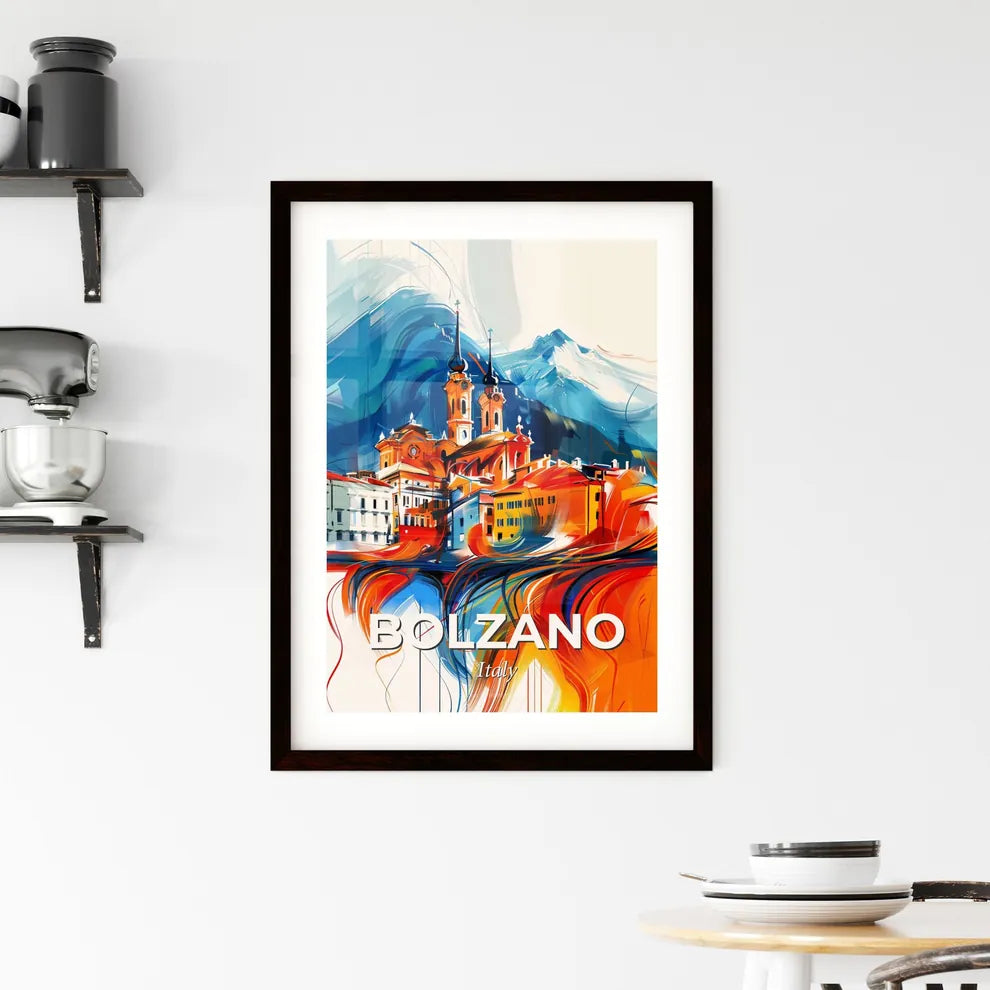 Vibrant Bolzano, Italy Framed Print