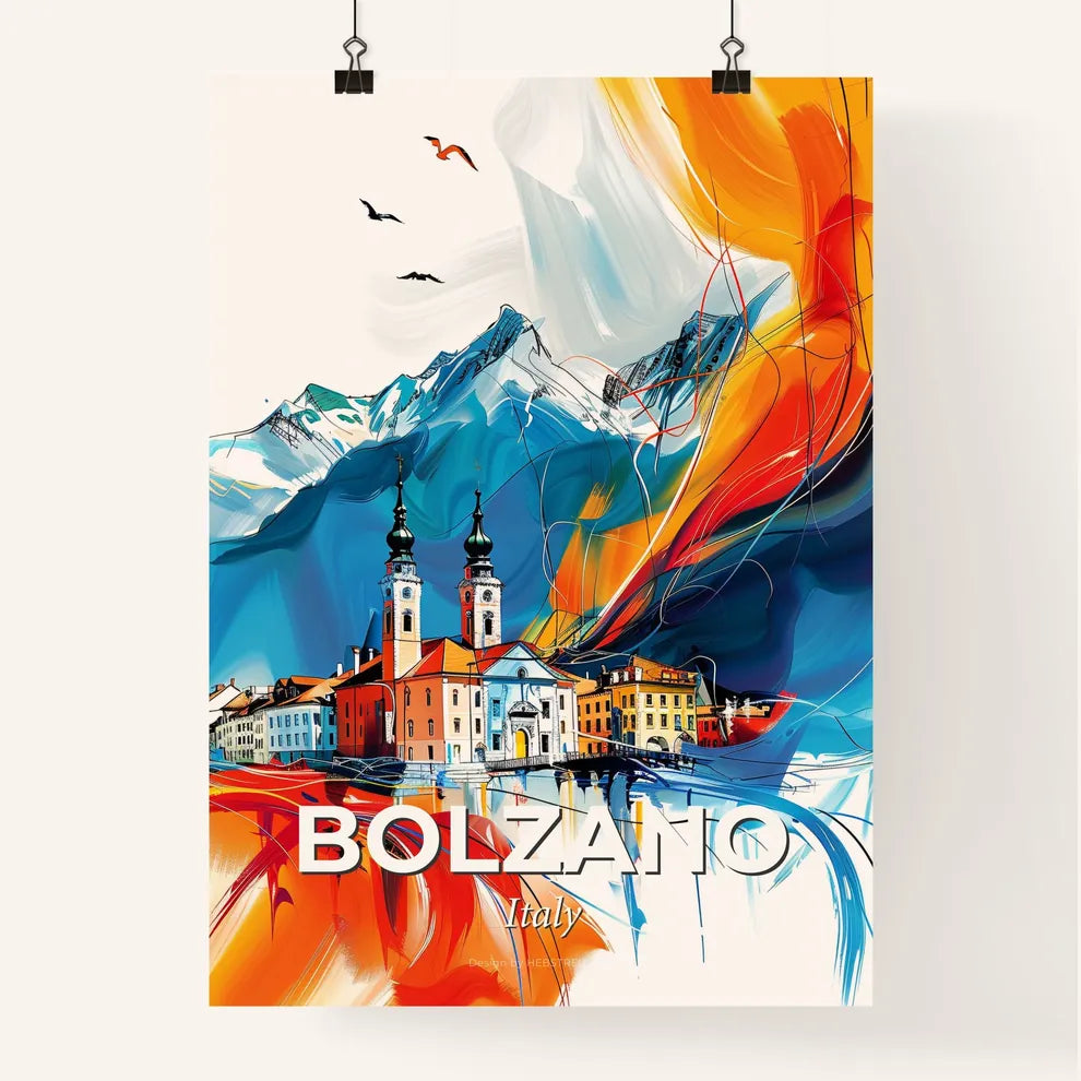Vibrant Bolzano, Italy Poster
