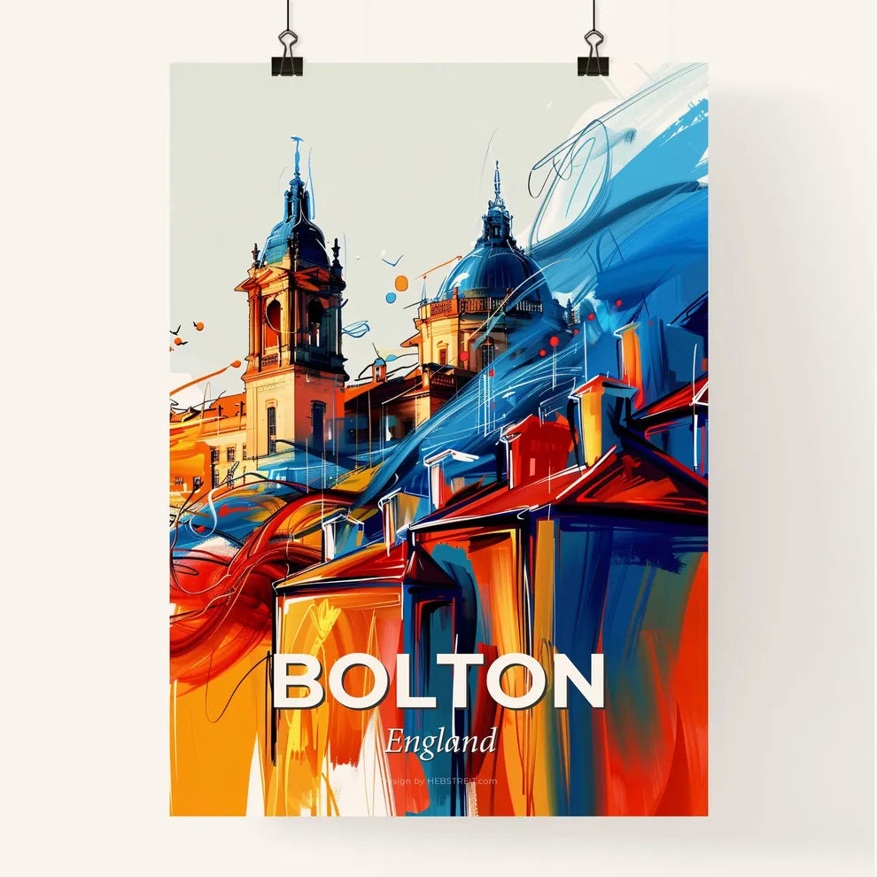 Vibrant Bolton, England Poster