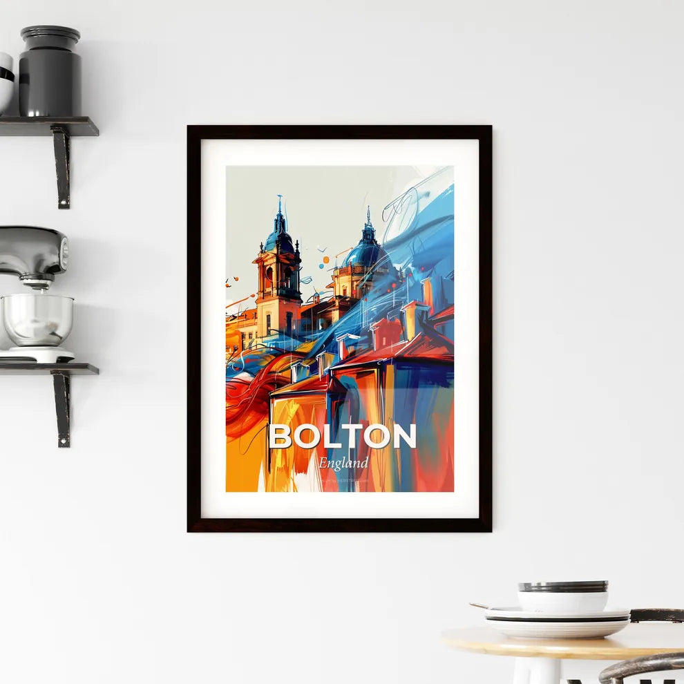 Vibrant Bolton, England Framed Print