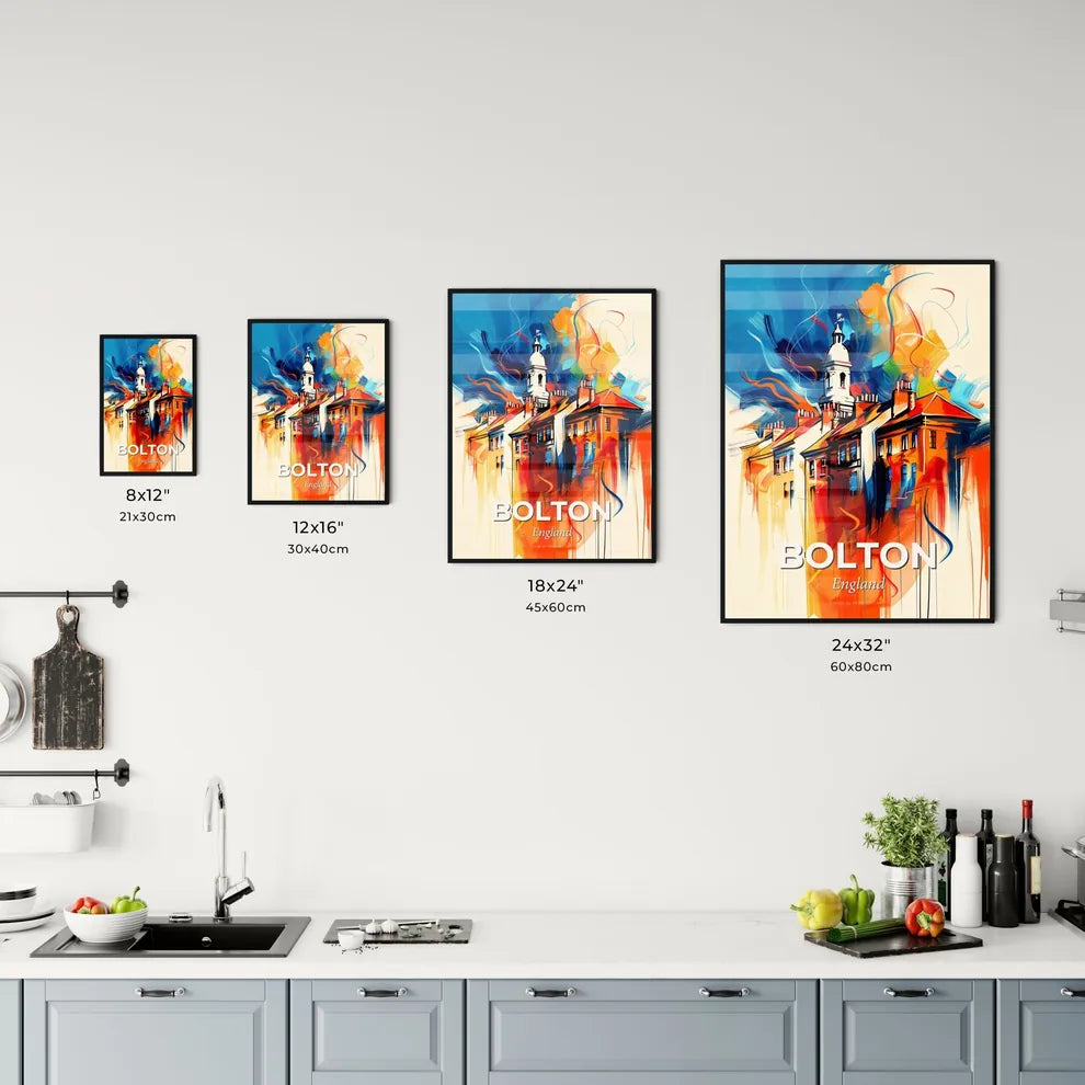 Vibrant Bolton, England Kitchen Art