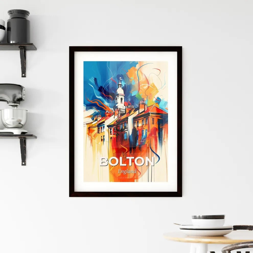 Vibrant Bolton, England Framed Print