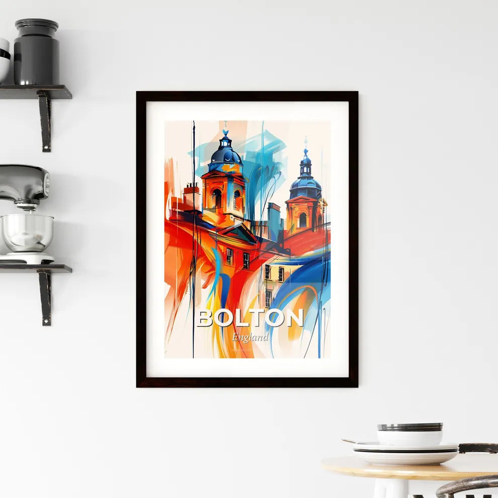 Vibrant Bolton, England Framed Print