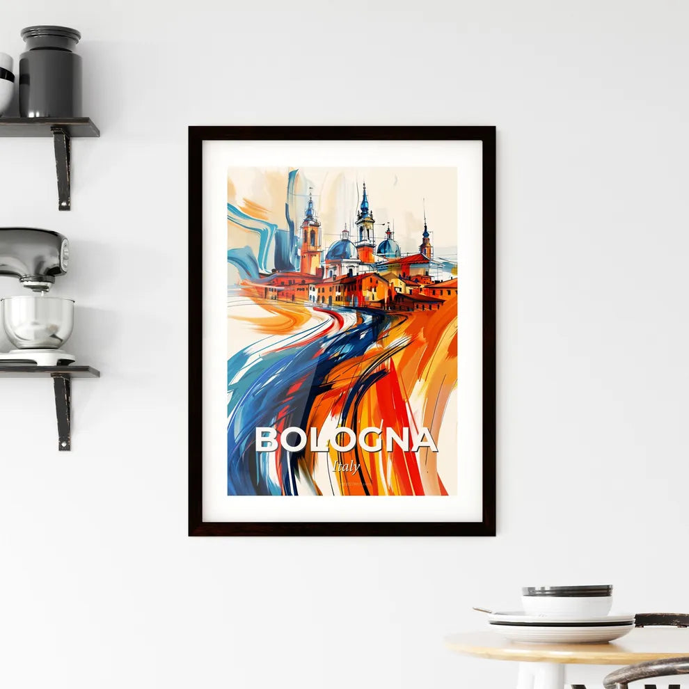 Vibrant Bologna , Italy Framed Print