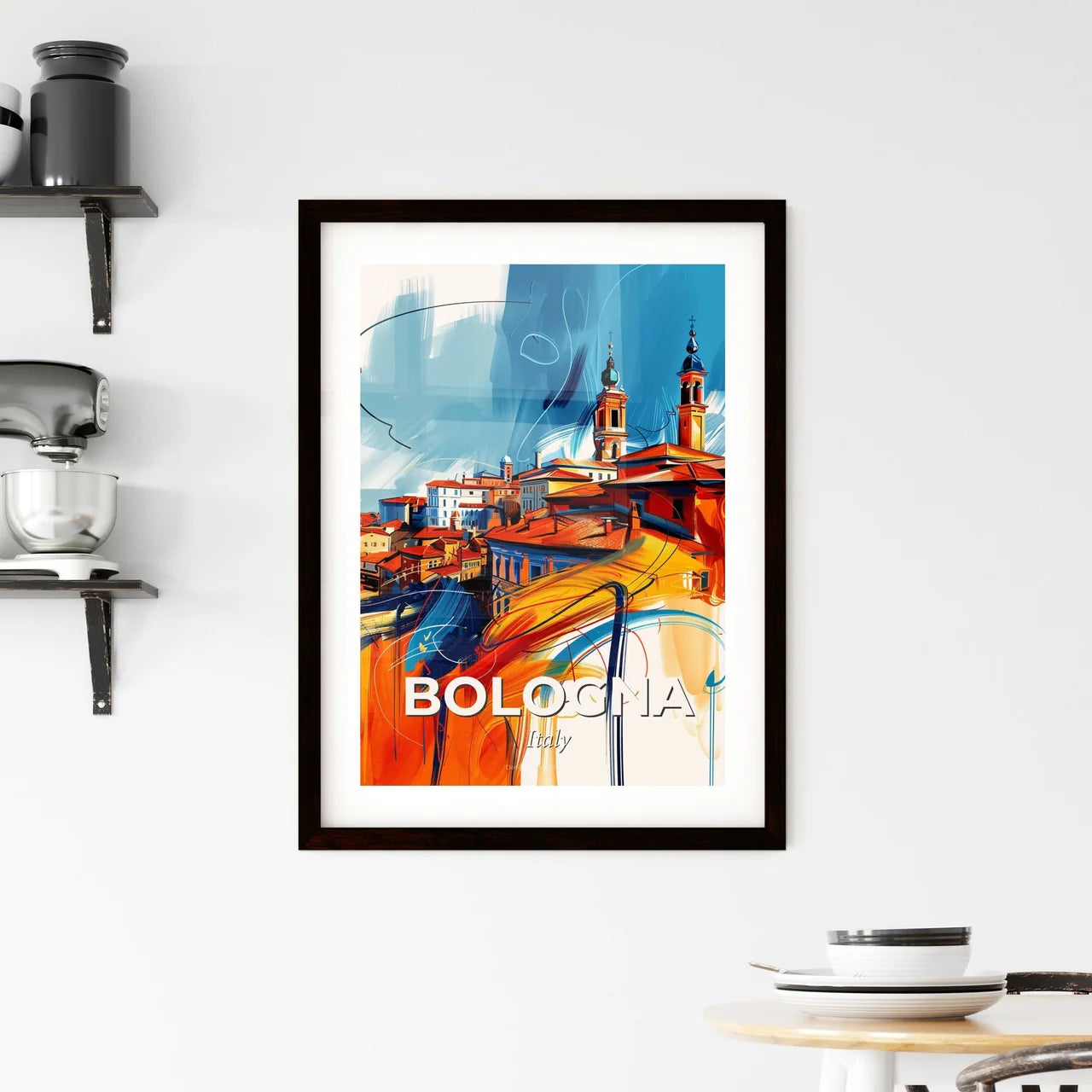 Vibrant Bologna , Italy Framed Print