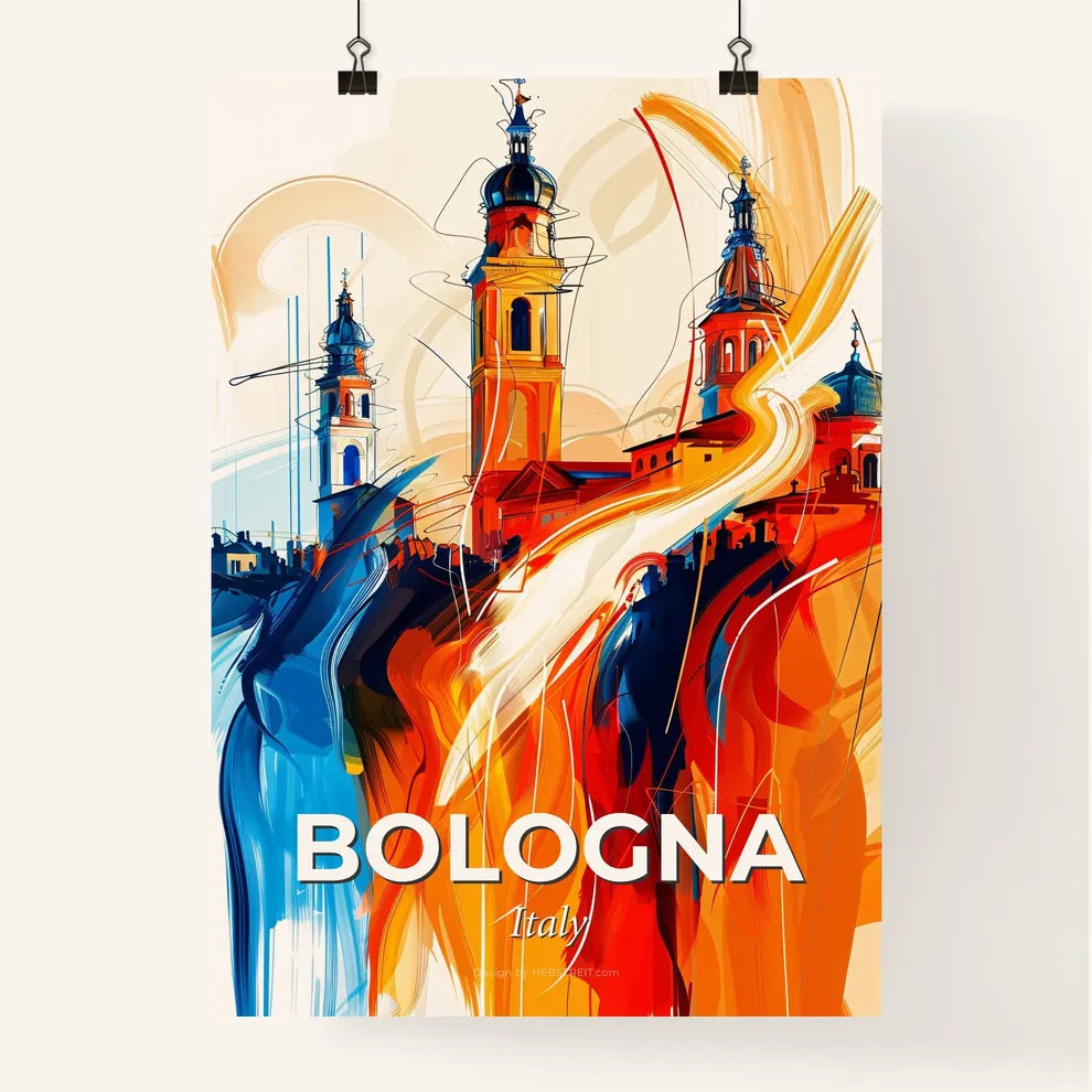 Vibrant Bologna , Italy Poster