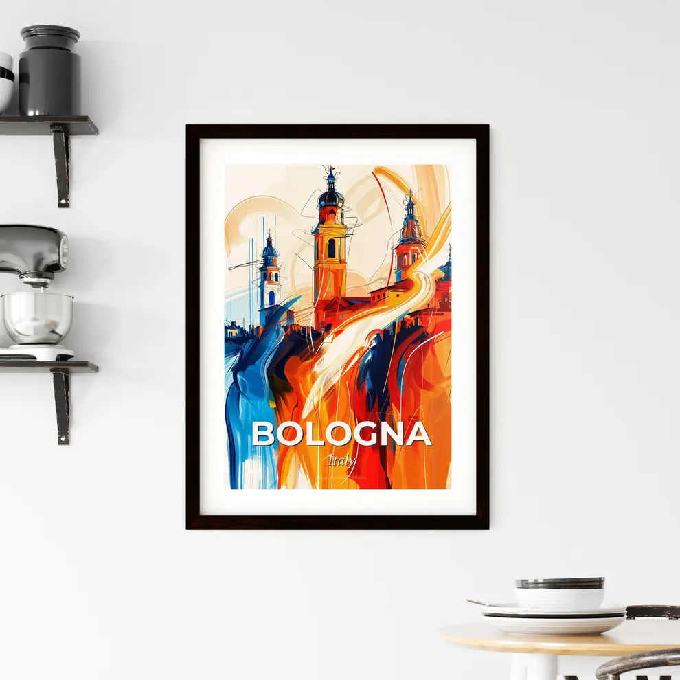 Vibrant Bologna , Italy Framed Print