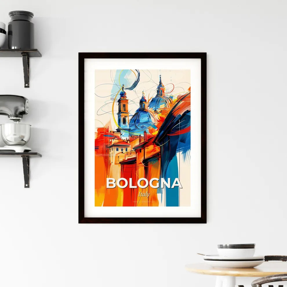 Vibrant Bologna , Italy Framed Print