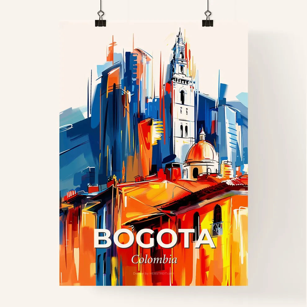 Vibrant Bogota, Colombia Poster