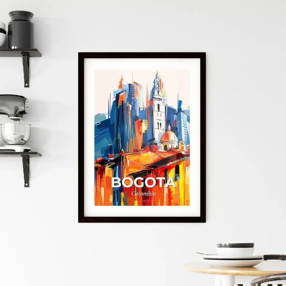 Vibrant Bogota, Colombia Framed Print