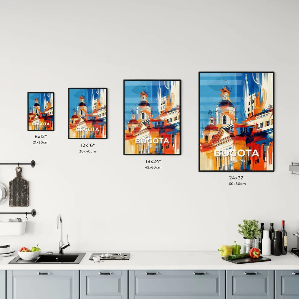 Vibrant Bogota, Colombia Kitchen Art