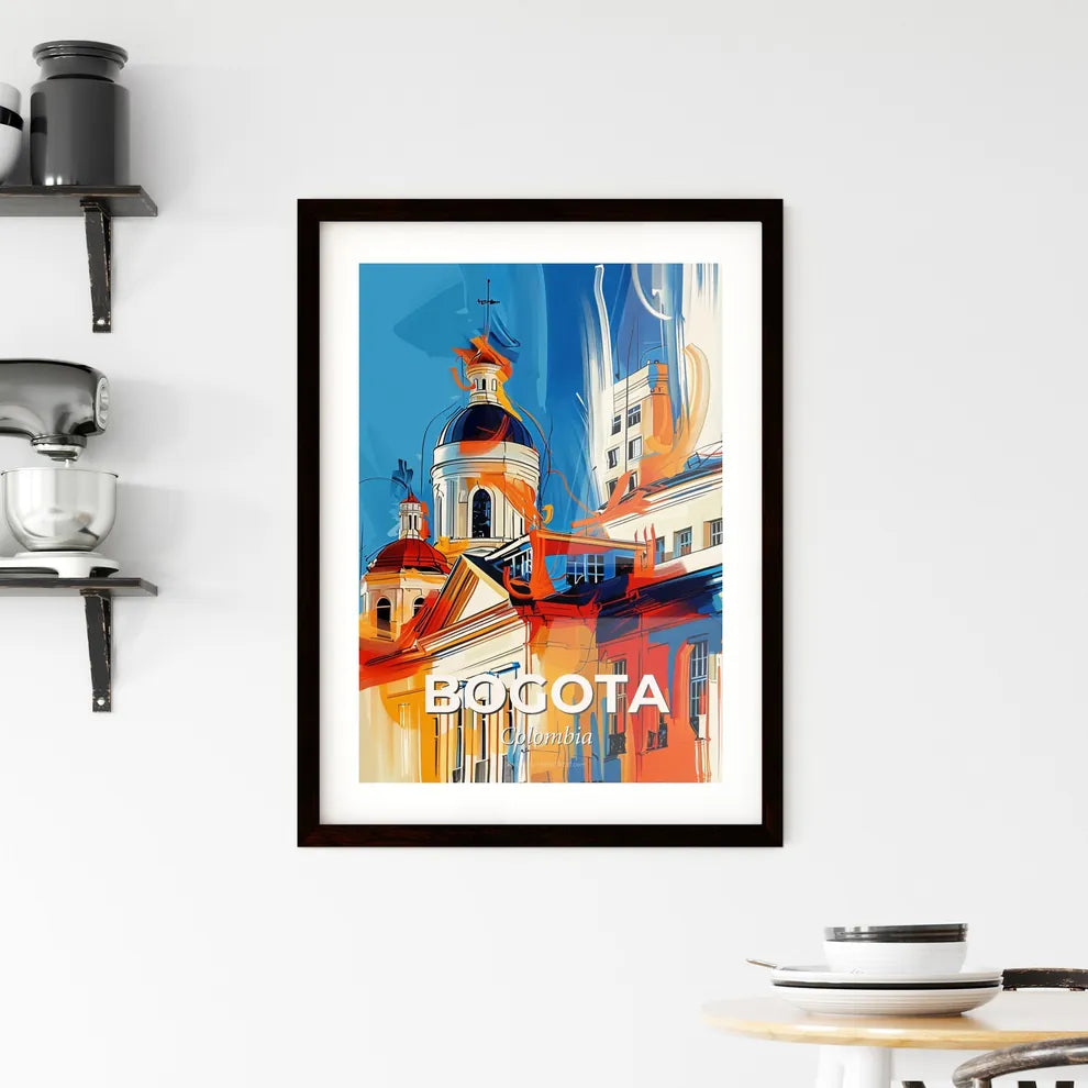 Vibrant Bogota, Colombia Framed Print