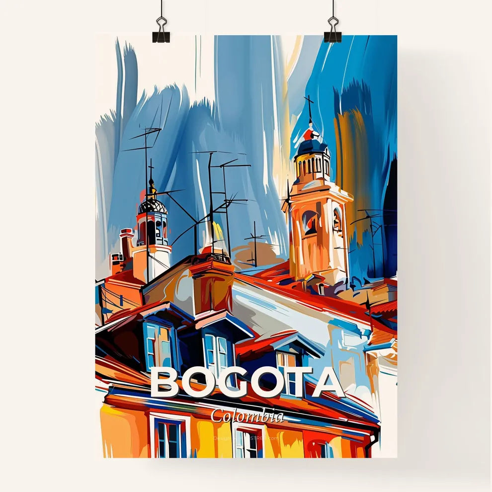 Vibrant Bogota, Colombia Poster