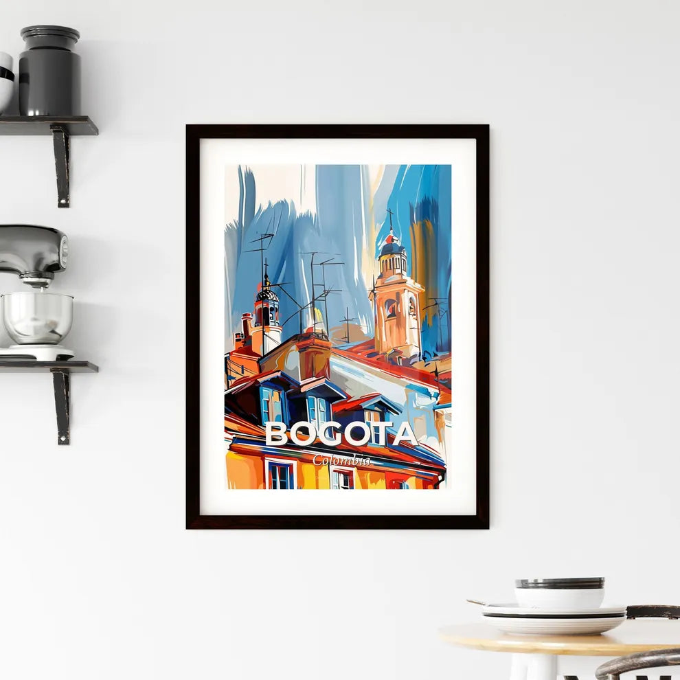 Vibrant Bogota, Colombia Framed Print