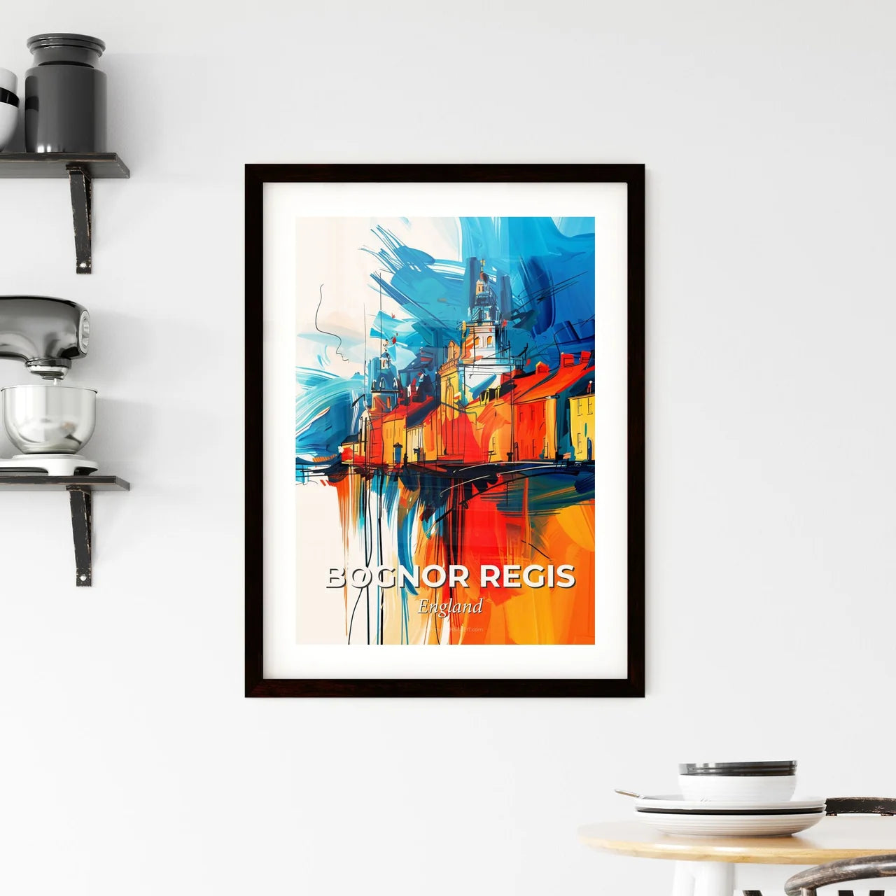 Vibrant Bognor Regis, England Framed Print